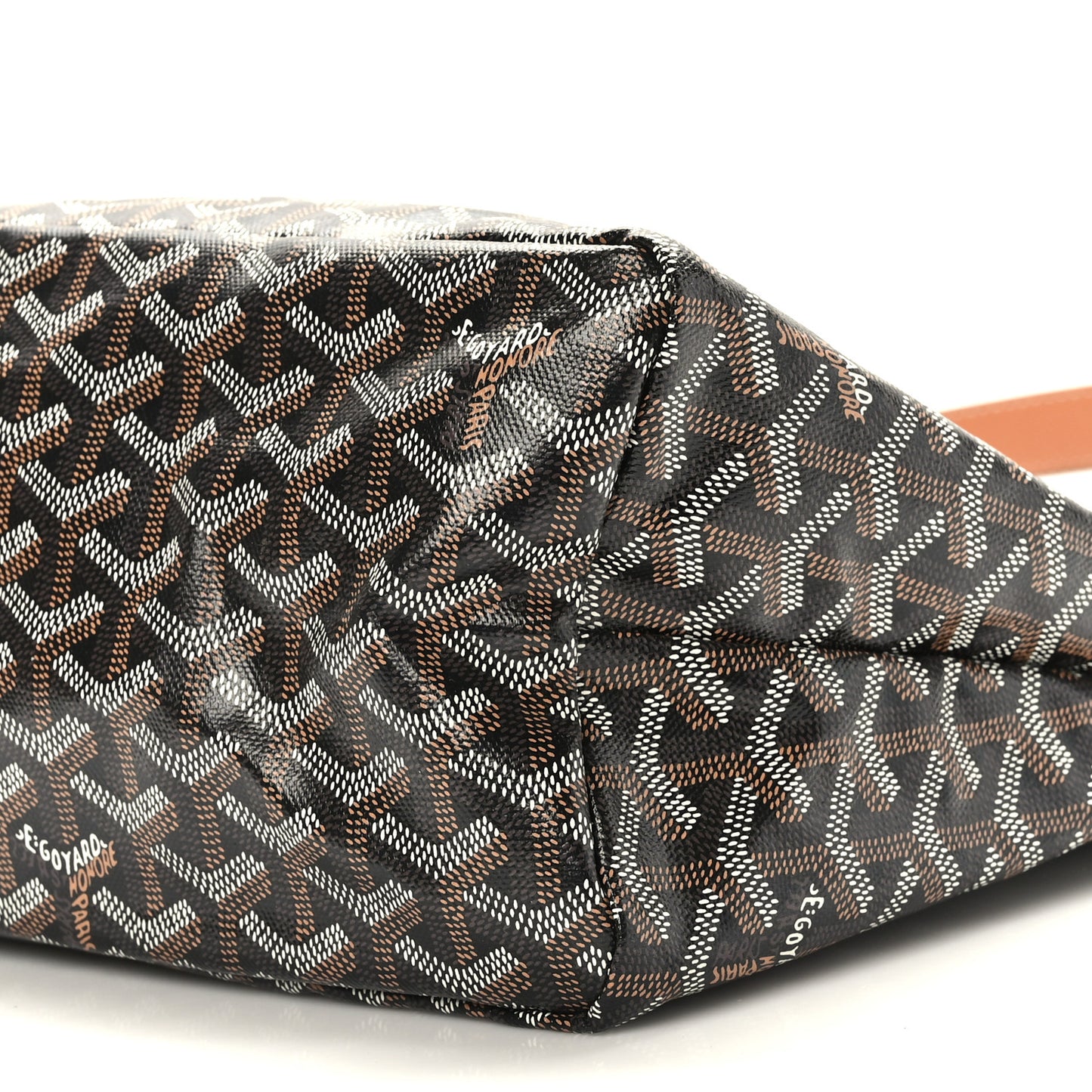 Goyardine Boheme Hobo Black Gold