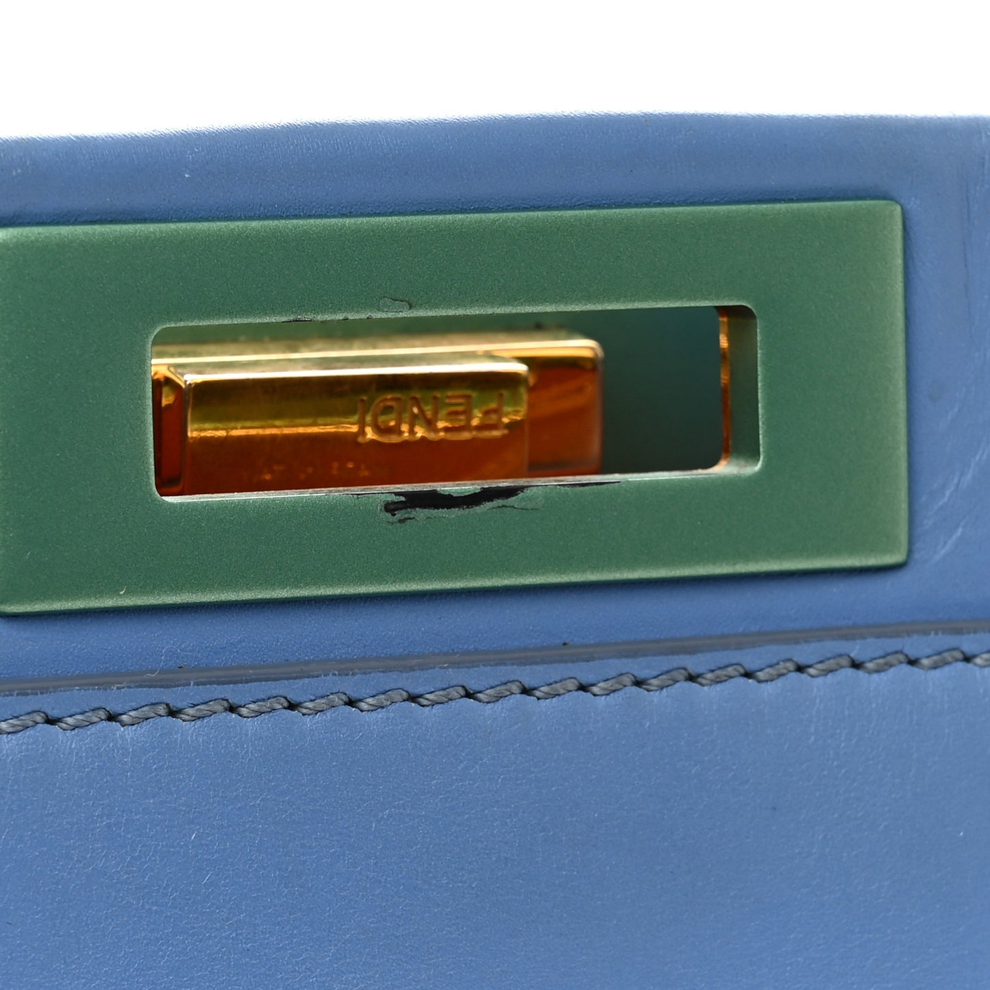 Vitello Morgan Shiny Nappa Medium Peekaboo Iconic Satchel Maldives Papavero