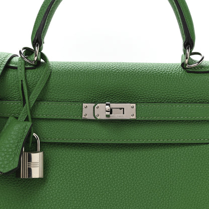 Hermes Togo Kelly Retourne 25 Bambou 8 of 10