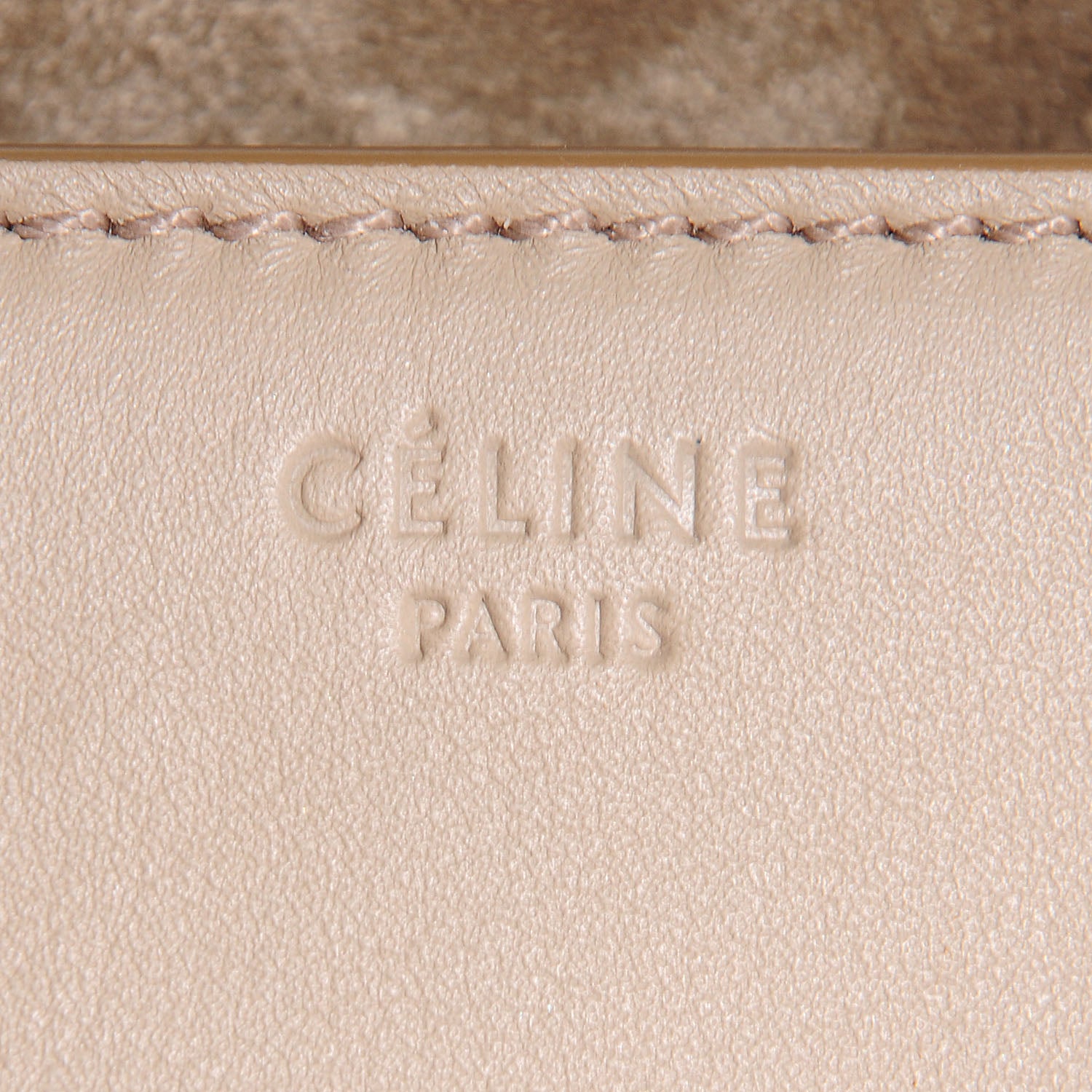 Celine Supple Calfskin Medium Phantom Luggage Beige 7 of 8