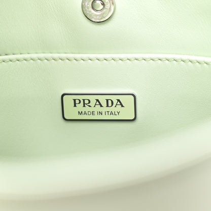Prada Spazzolato Cleo Shoulder Bag Gradient Acqua 6 of 10