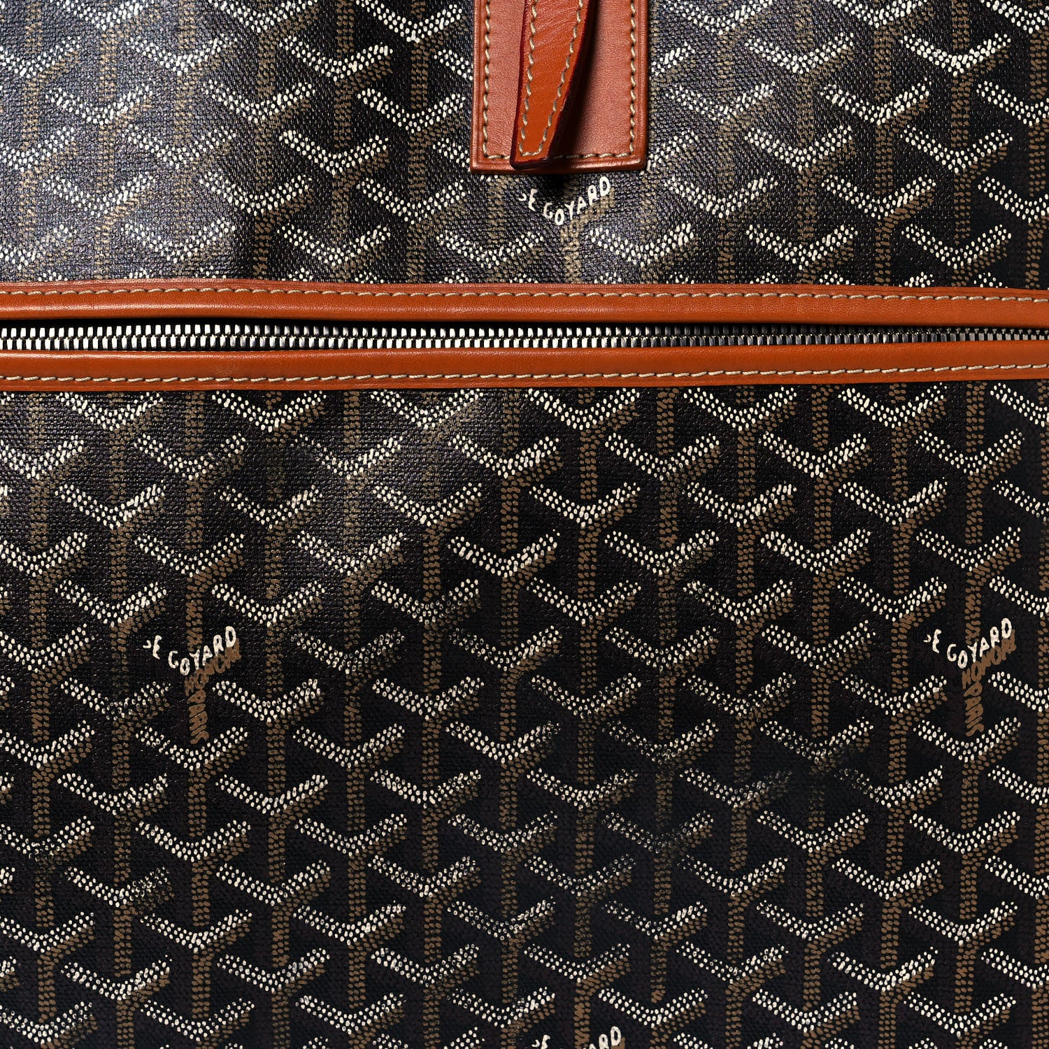Goyard Goyardine Porte-Habits Garment Bag Black Gold 15 of 18