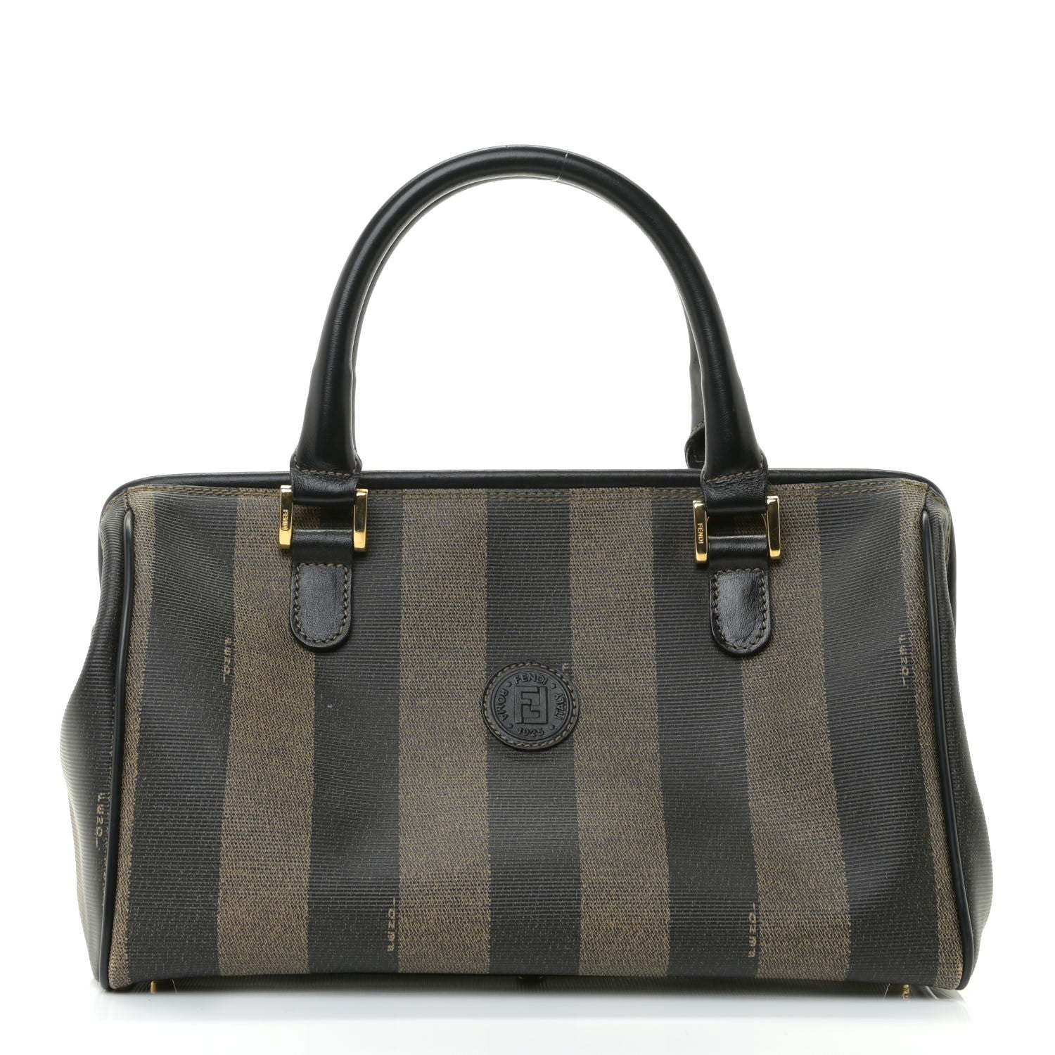 Fendi Pequin Spalmati Boston Tobacco 1 of 10