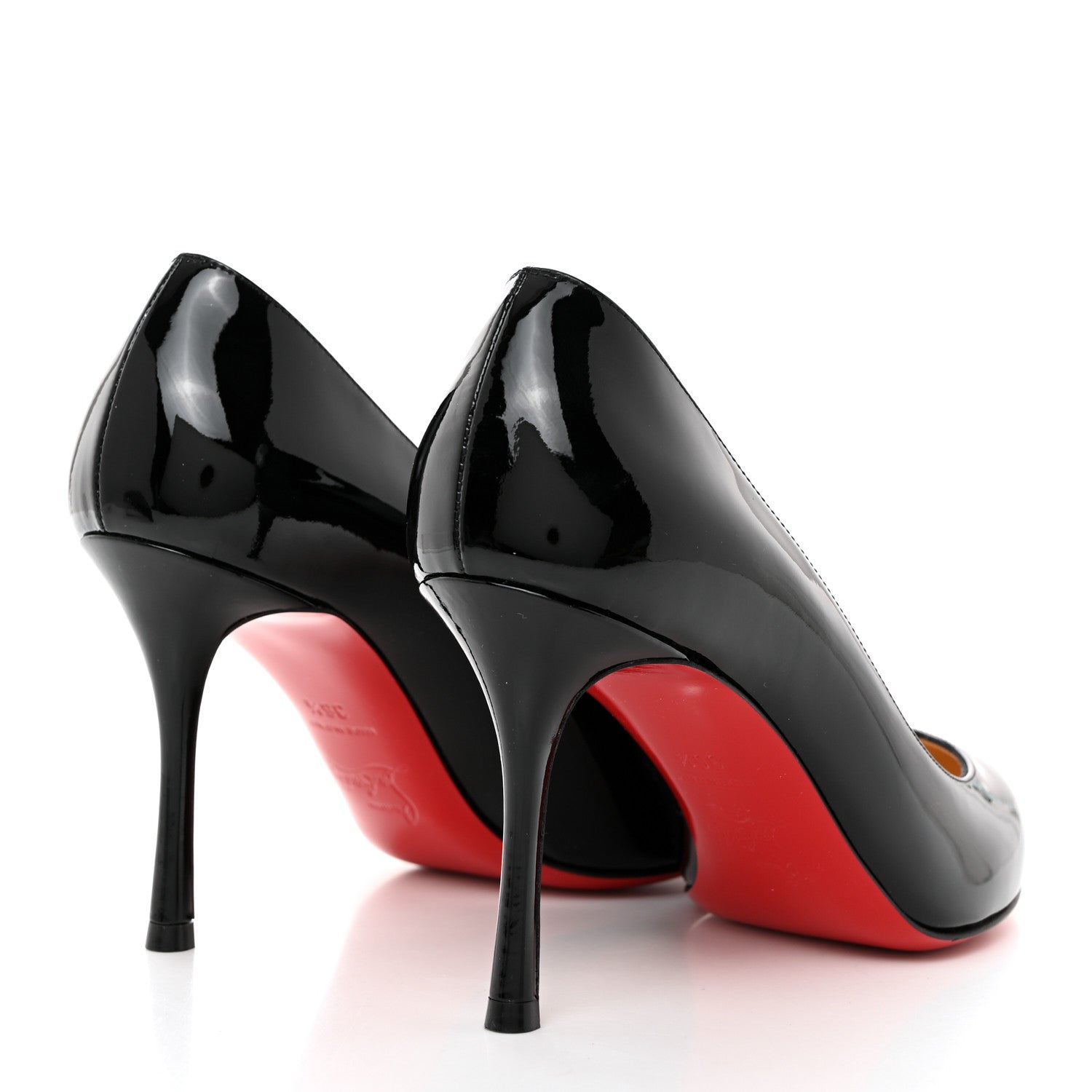 Christian Louboutin Patent Merci Allen 85 Pumps 36.5 Black 4 of 9