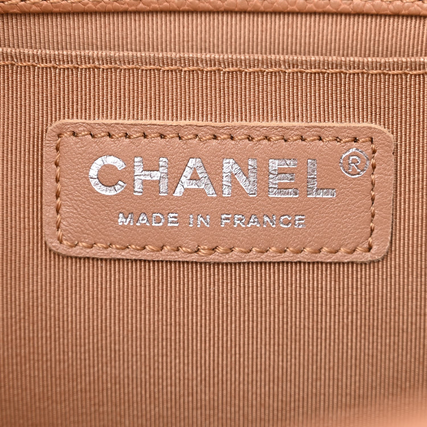 Chanel Caviar Quilted Medium Boy Flap Light Brown 6 of 11