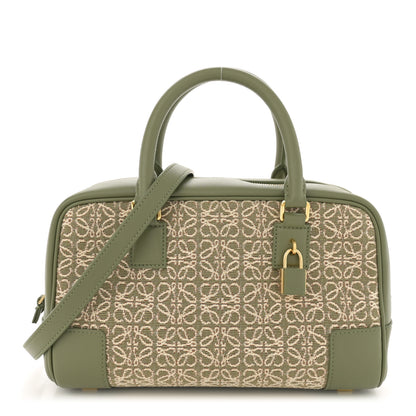 Loewe Jacquard Anagram Calfskin Amazona 23 Avocado Green 1 of 10