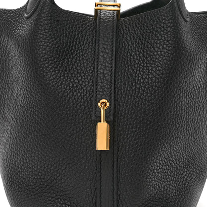 Hermes Taurillon Clemence Picotin Lock 18 PM Black 8 of 10