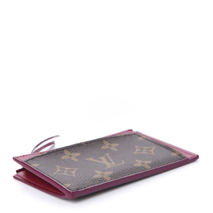 Louis Vuitton Monogram Zipped Card Holder Fuchsia 4 of 10