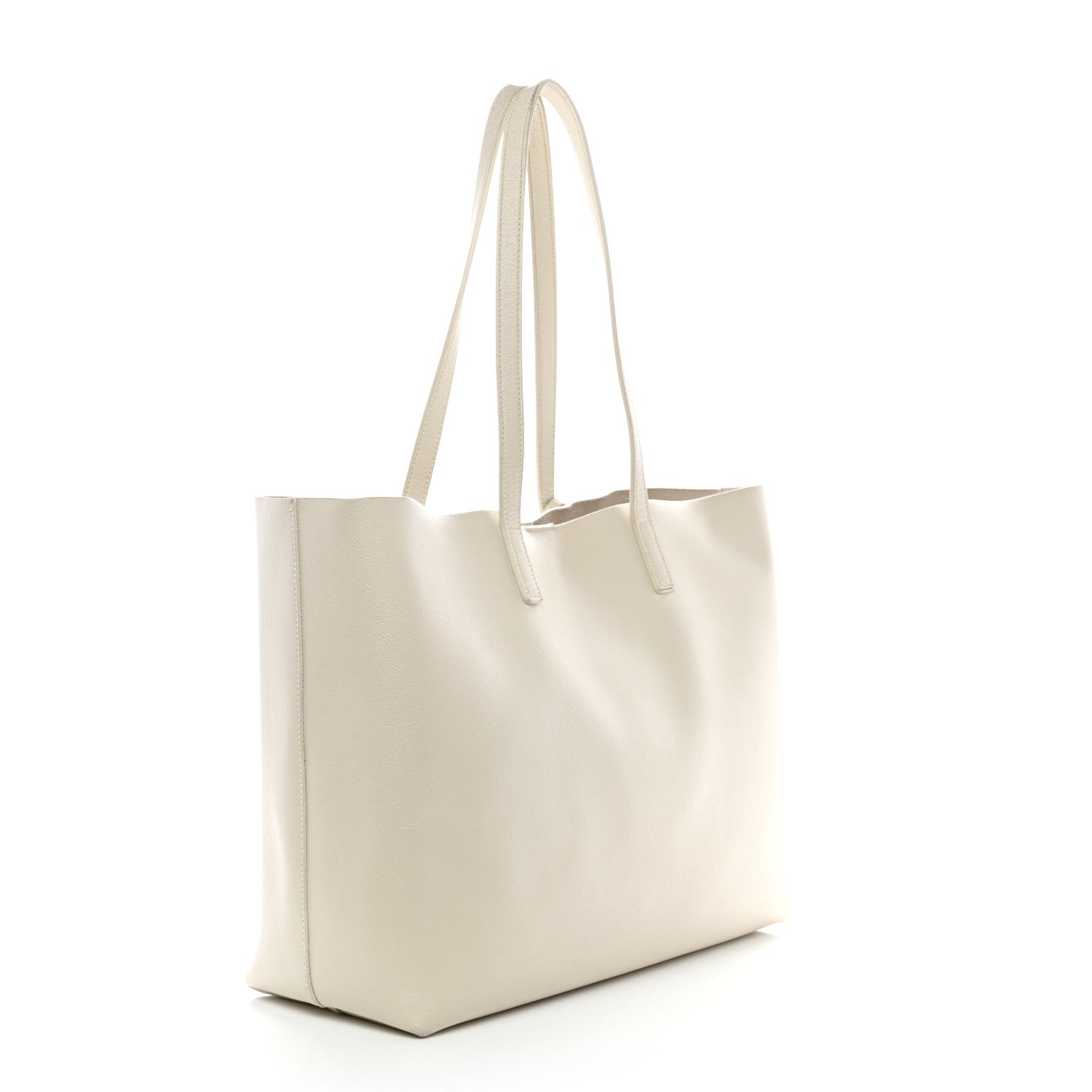 Saint Laurent Calfskin Large Shopping Tote Porcellana 4 of 19