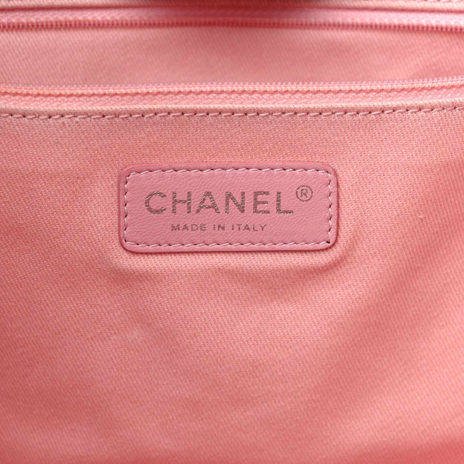 Chanel Woven Straw Raffia Medium Deauville Tote Pink 6 of 16
