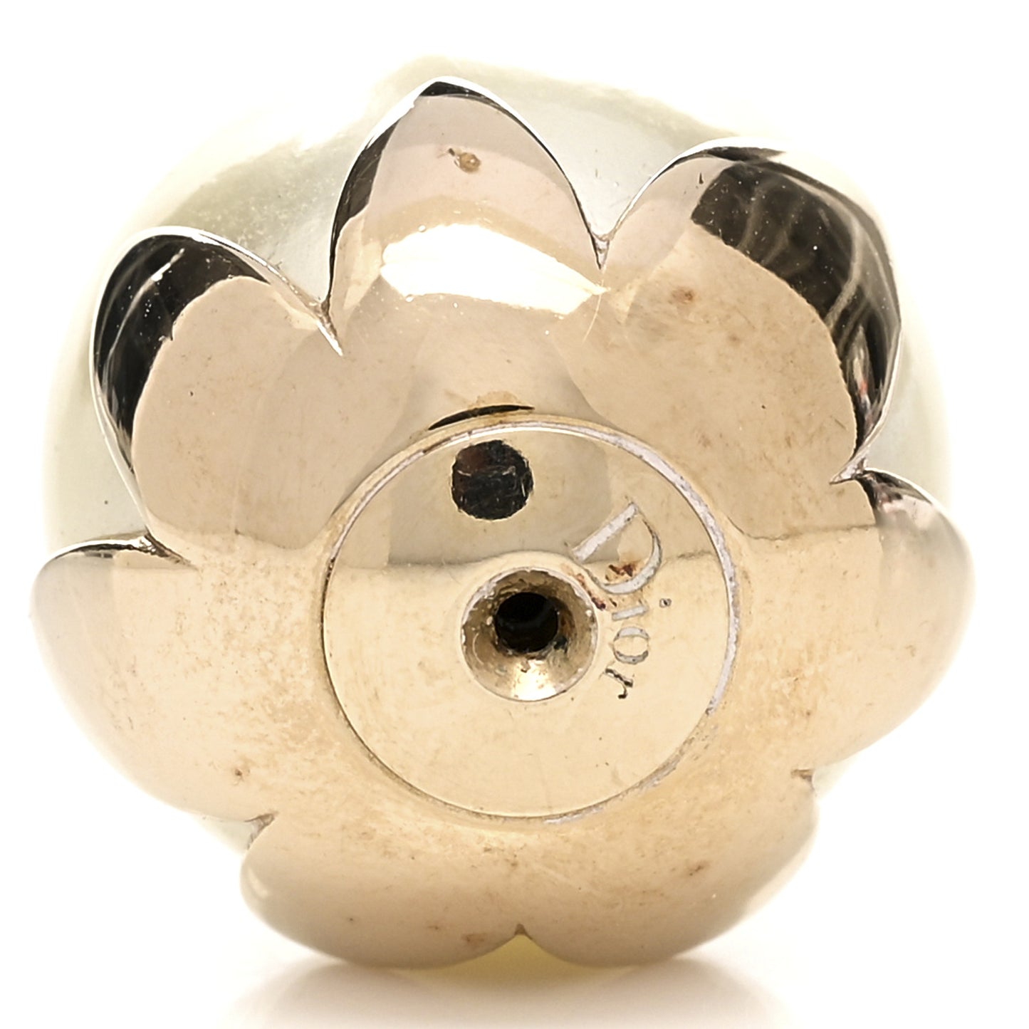 Pearl Mise En Dior Tribal Earrings Gold