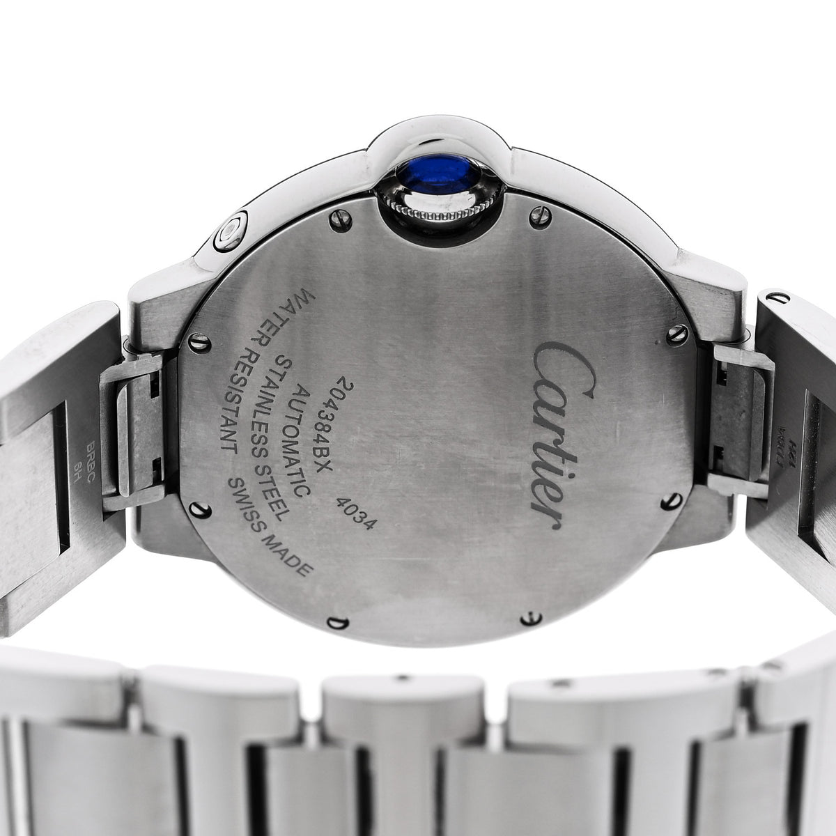 Stainless Steel 37mm Ballon Bleu De Cartier Moonphase Automatic Watch