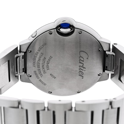 Cartier Stainless Steel 37mm Ballon Bleu De Cartier Moonphase Automatic Watch 4 of 5