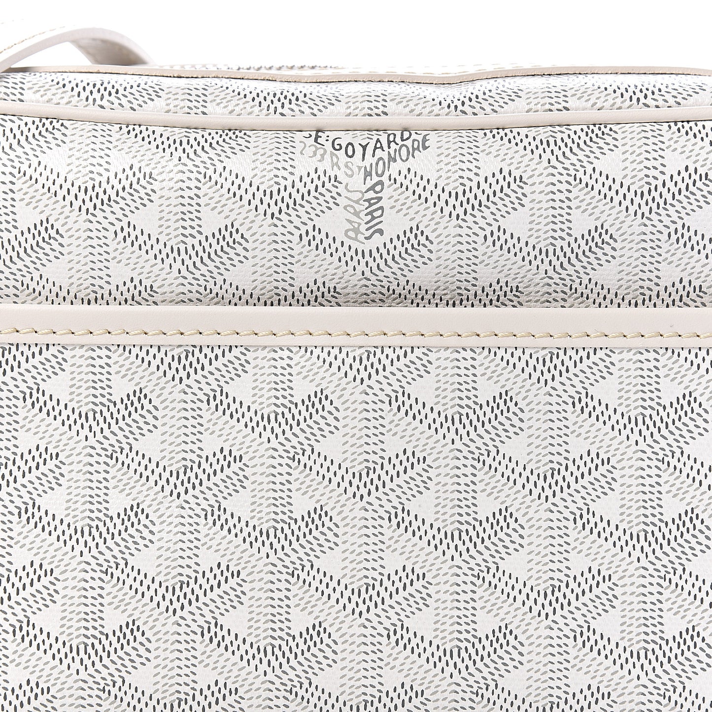 Goyardine Sac Cap Vert White