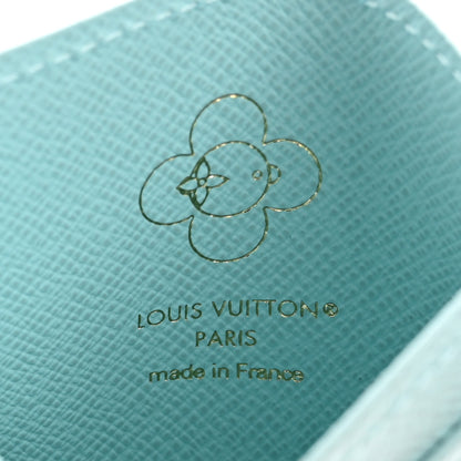 Louis Vuitton Monogram LV Charms 2024 Christmas Animation Snow Show Card Holder Azur Frost 6 of 7