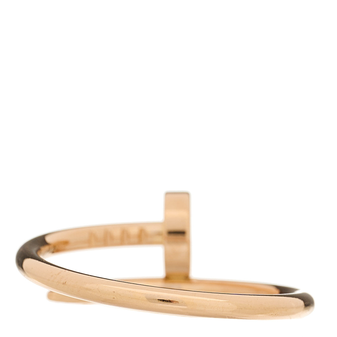18K Pink Gold Small Juste Un Clou Ring 51 5.75