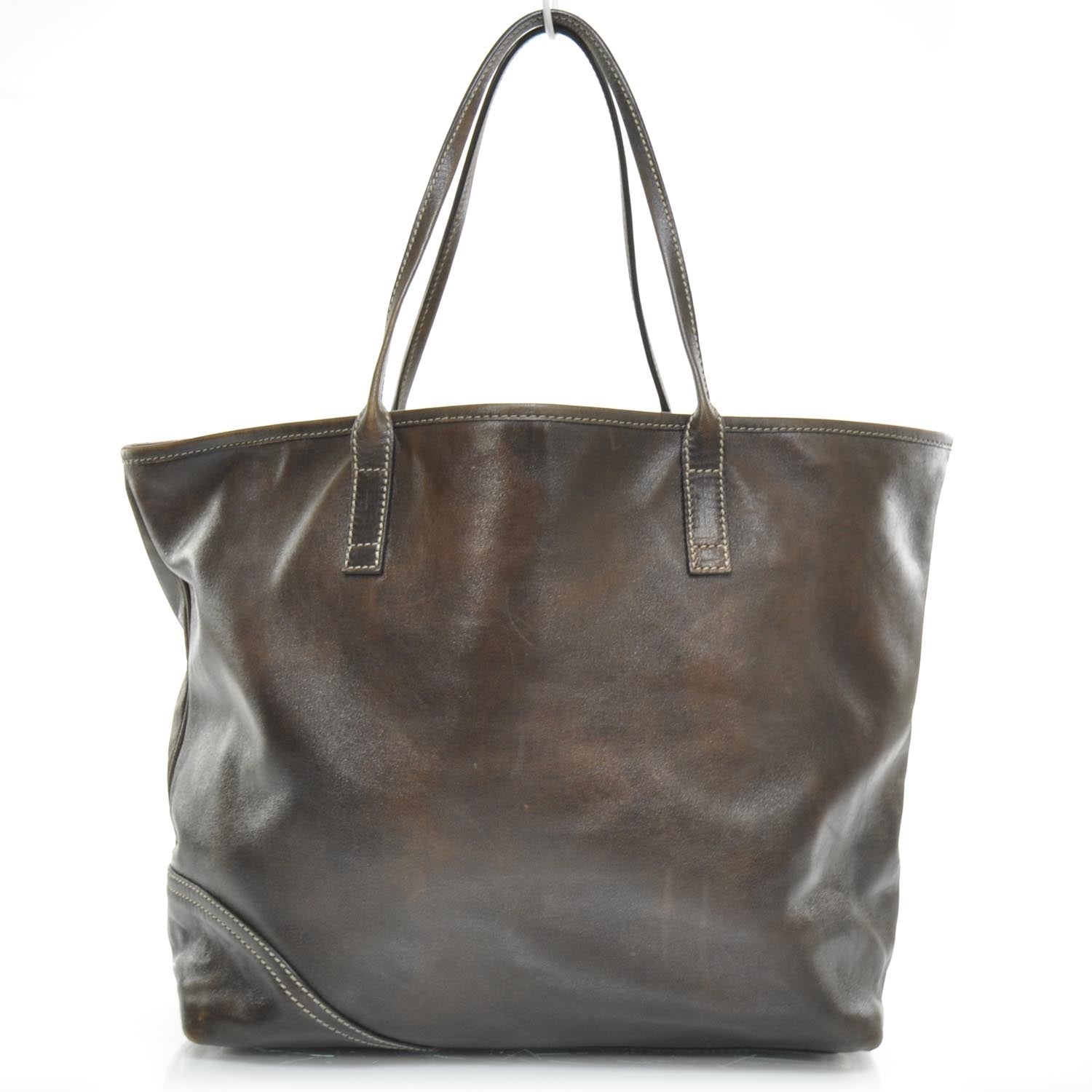 Gucci Leather New Britt Tote Brown 4 of 8