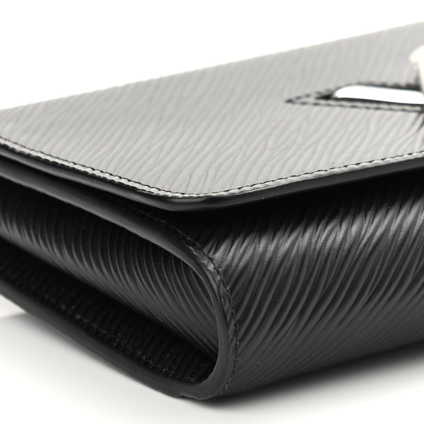 Epi Twist Chain Wallet Black