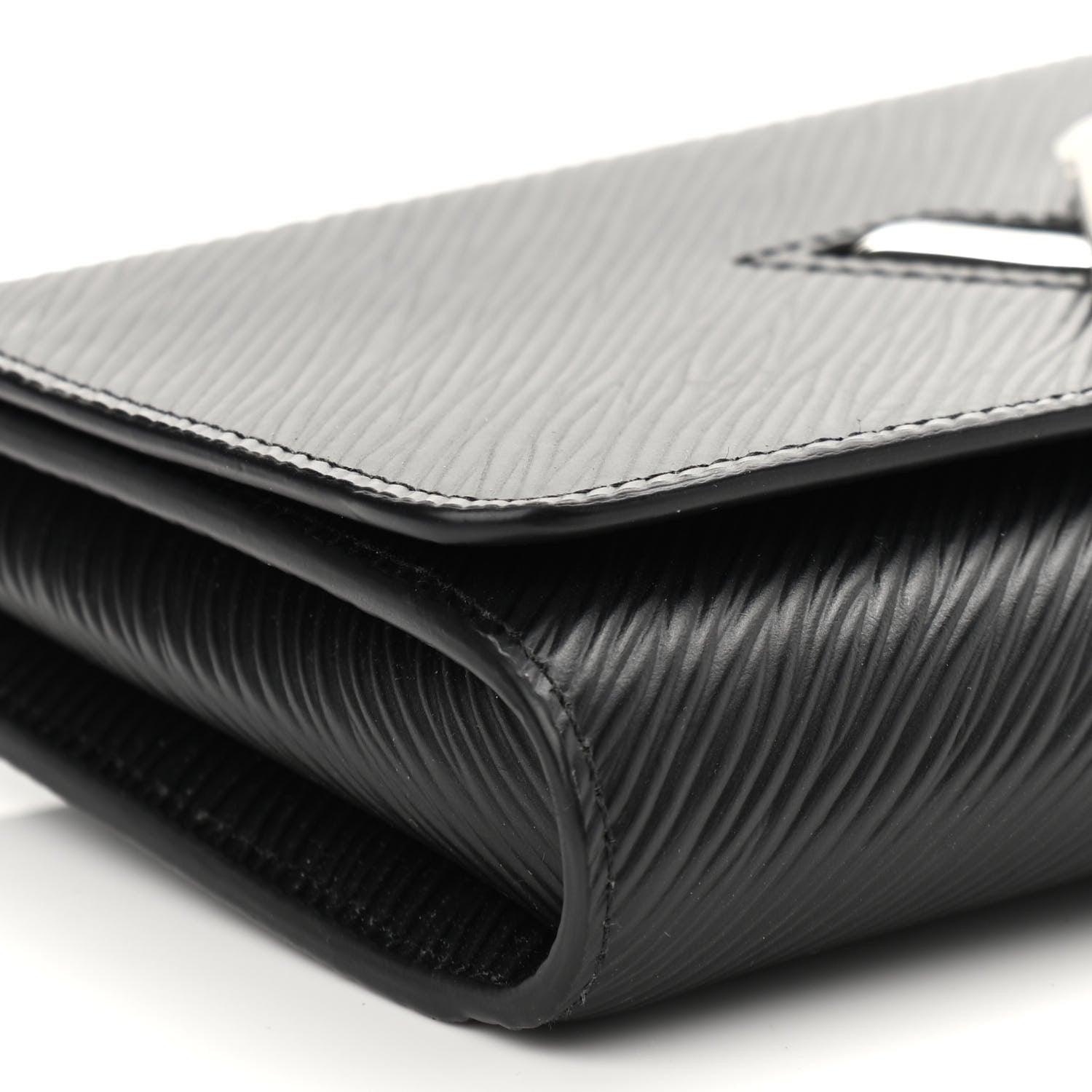 Louis Vuitton Epi Twist Chain Wallet Black 8 of 10
