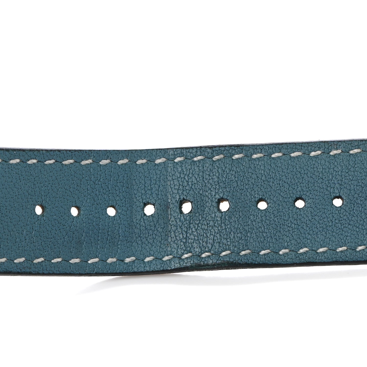 Hermes Swift 38mm Apple Watch Double Tour Band Blue Jean 4 of 7