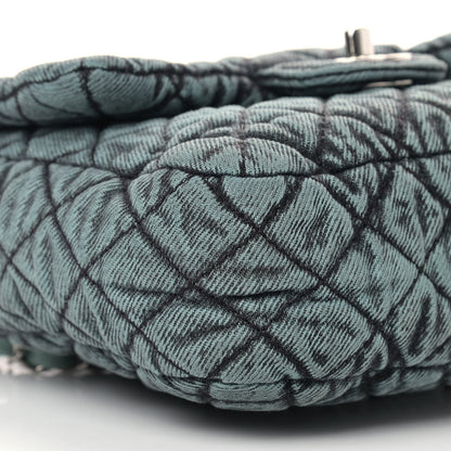 Chanel Washed Denim Quilted Small Denimpression Flap Blue Black 8 of 9