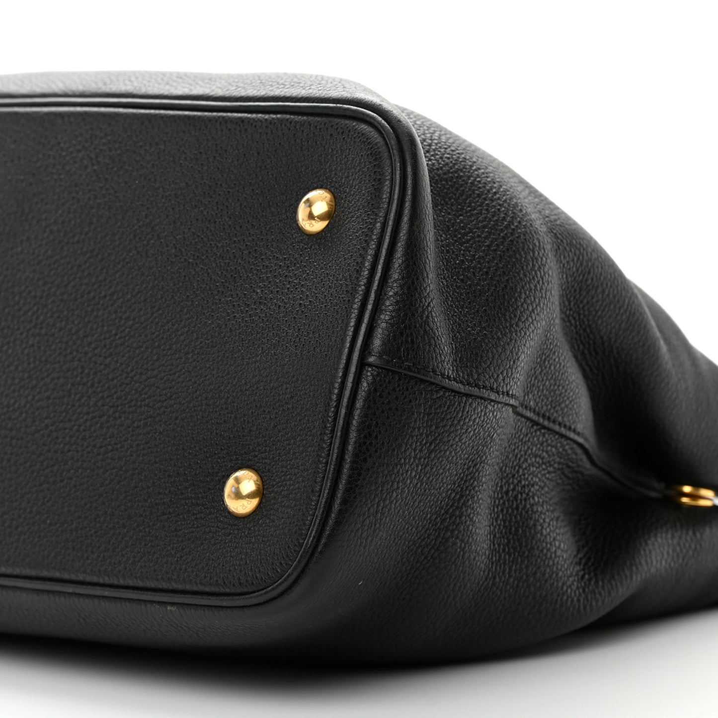 Vitello Daino Tote Nero Black