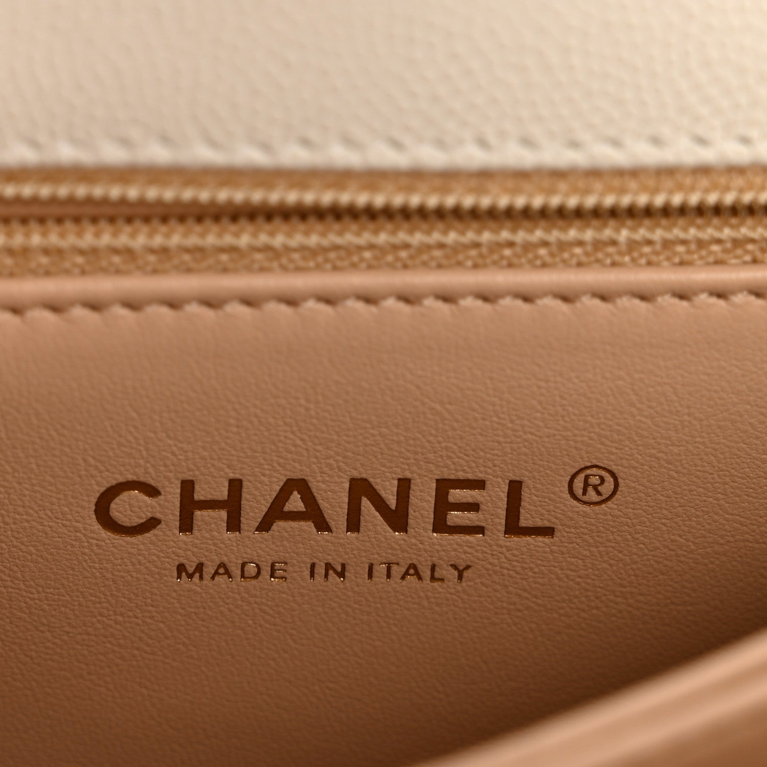 Chanel Caviar Quilted Mini Coco Handle Flap White 6 of 12