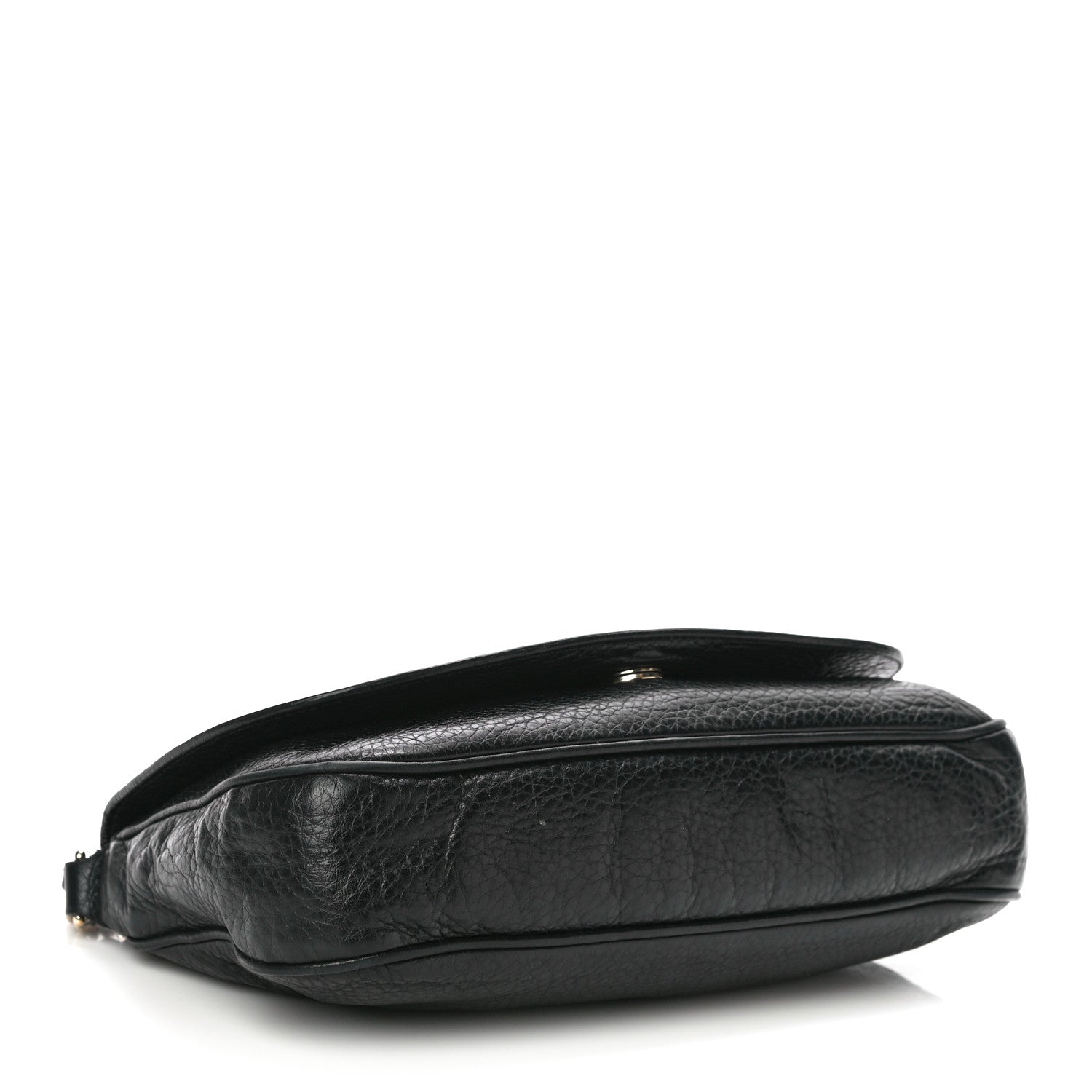 Gucci Pebbled Calfskin Medium Soho Flap Crossbody Black 4 of 20