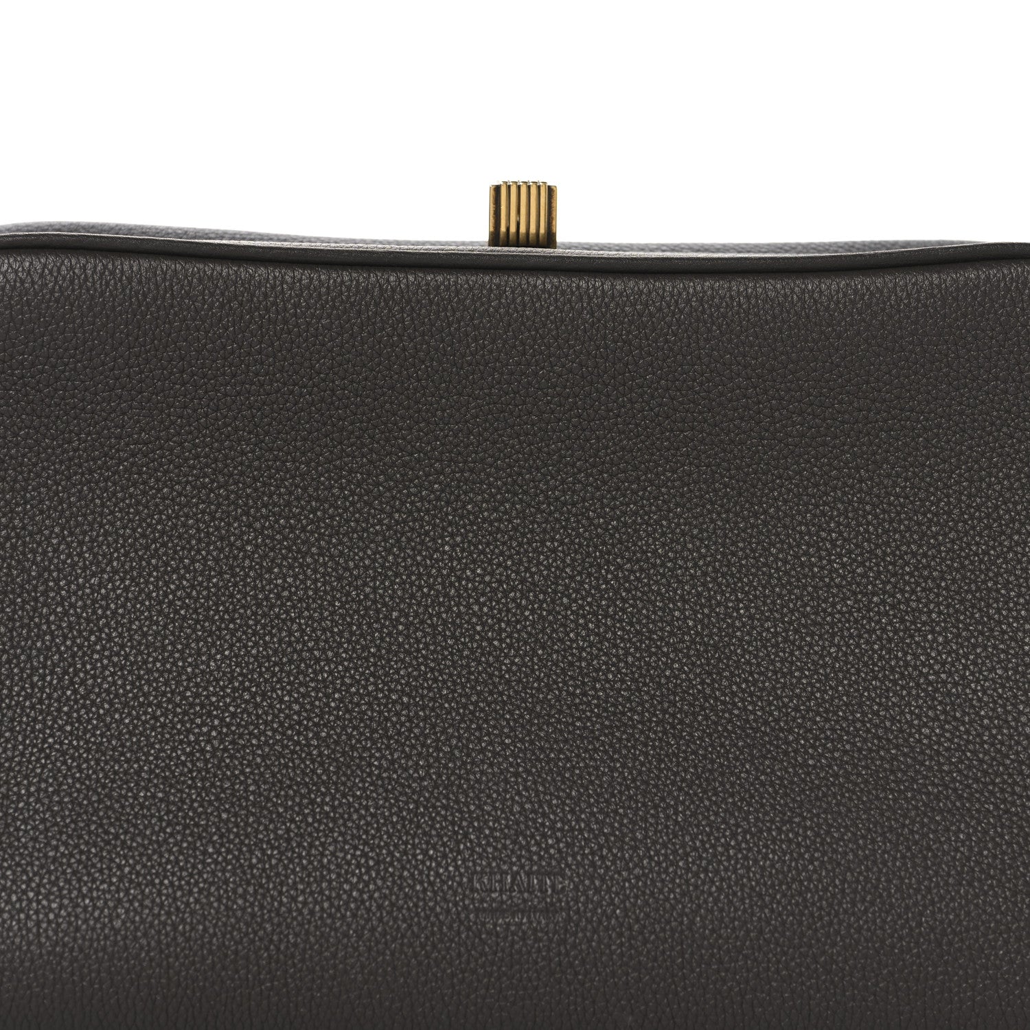 Khaite Pebbled Calfskin Cate Bag Dark Brown 7 of 11
