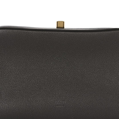 Khaite Pebbled Calfskin Cate Bag Dark Brown 7 of 11