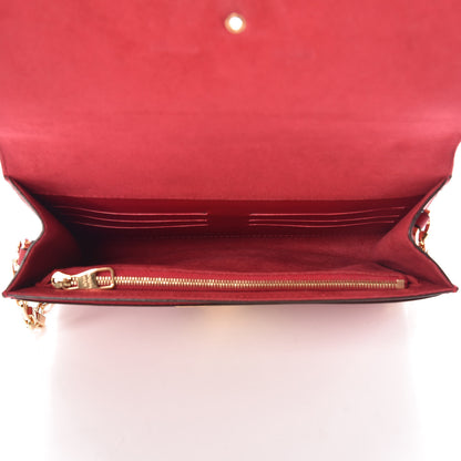 Louis Vuitton Calfskin Chain Louise GM Framboise 5 of 13