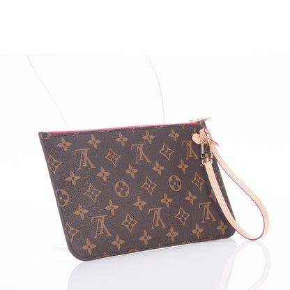 Louis Vuitton Monogram Neverfull MM GM Pochette Pivoine 3 of 7