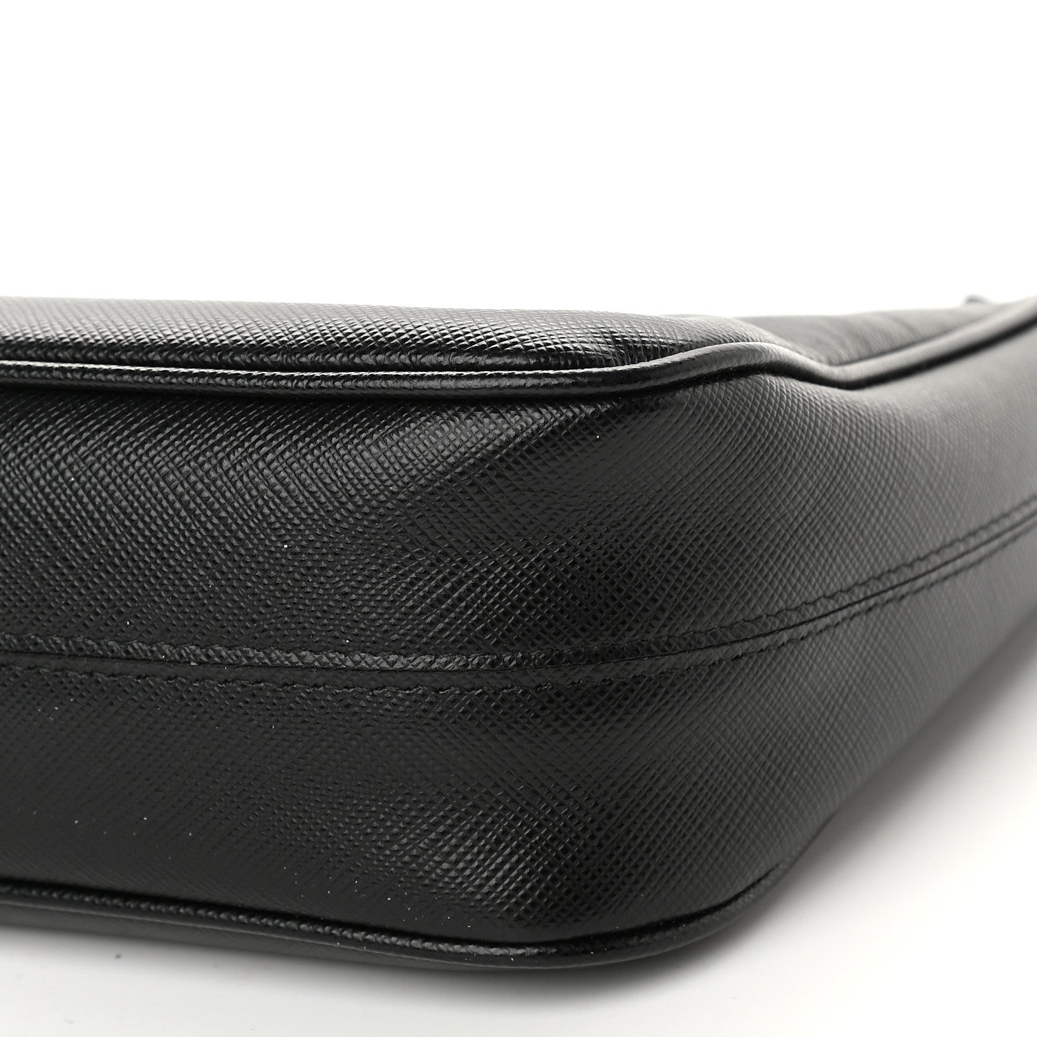Prada Saffiano Lux Re-Edition 2005 Shoulder Bag Black 10 of 11