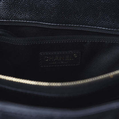 Chanel Caviar Quilted Grand Shopping Tote GST Black 5 of 9