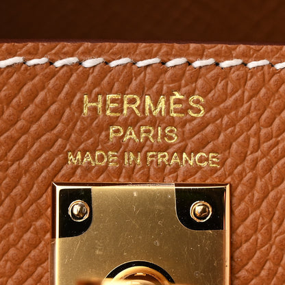 Hermes Epsom Kelly Sellier 25 Gold 6 of 11