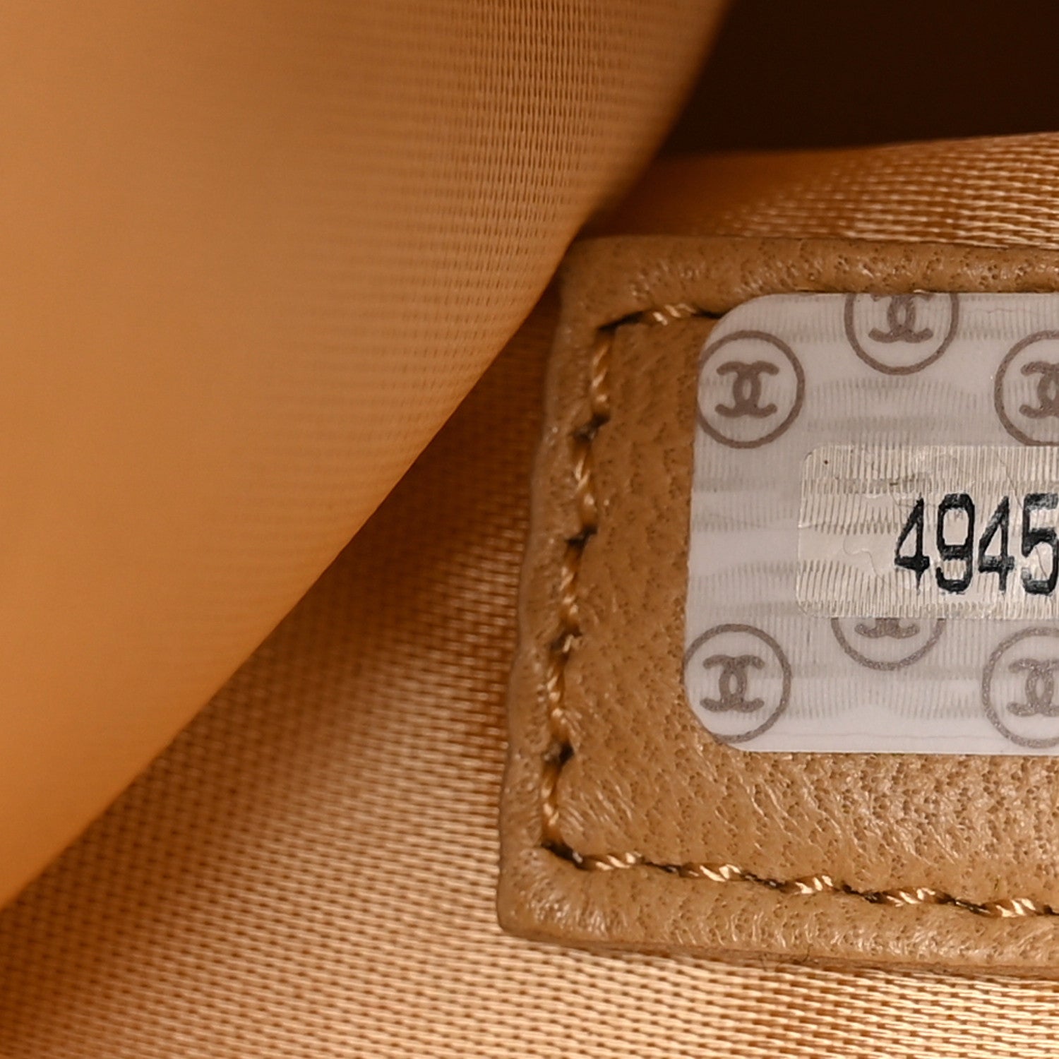 Chanel Caviar Flap Shoulder Bag Beige 7 of 11