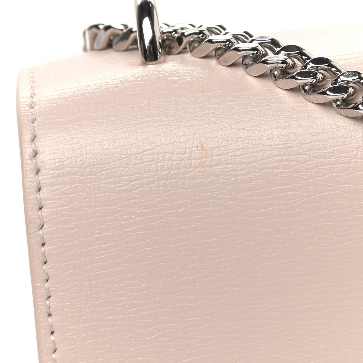 Calfskin Monogram Sunset Chain Wallet Light Pink