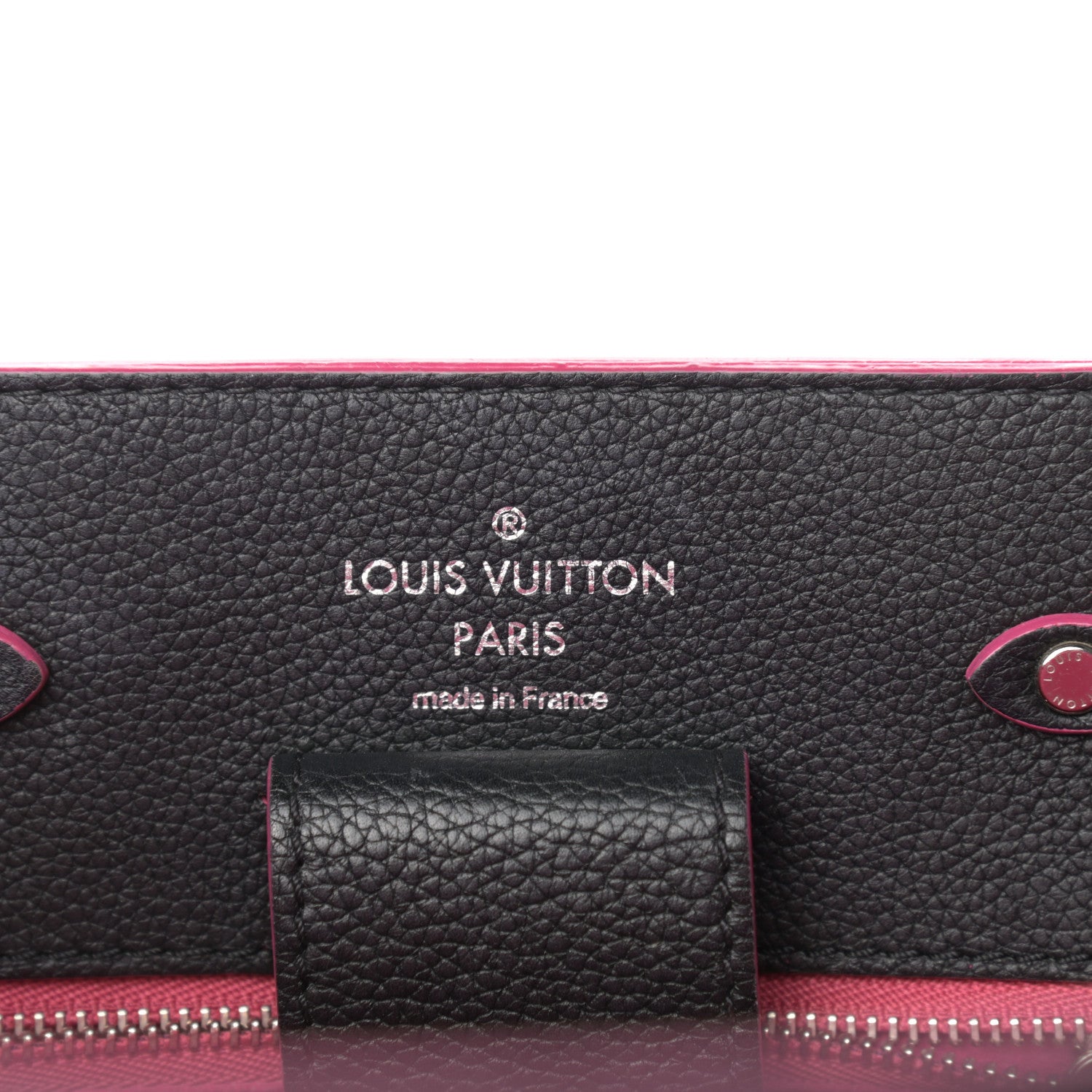 Louis Vuitton Calfskin Lockme Bucket Black 7 of 11
