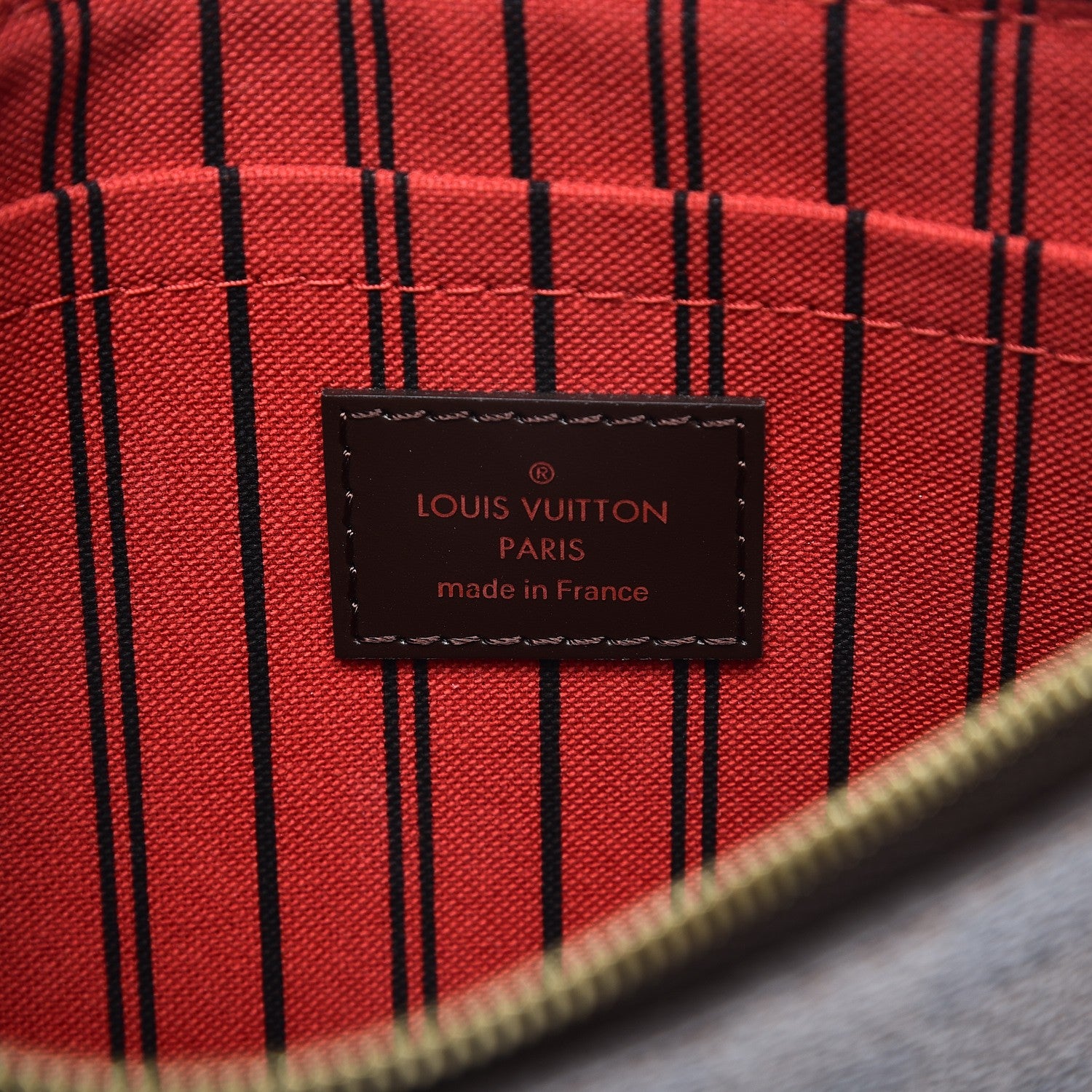 Louis Vuitton Damier Ebene Neverfull MM GM Pochette 6 of 7
