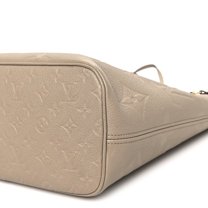 Louis Vuitton Empreinte Monogram Giant Neverfull MM Tourterelle 10 of 10