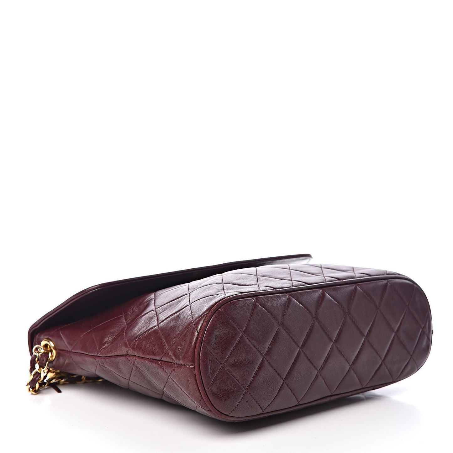 Lambskin Quilted CC Tassel Flap Red