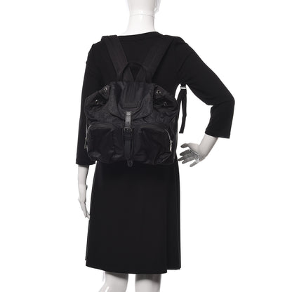 Gucci Nylon Monogram Small Single Buckle Backpack Black 2 of 10
