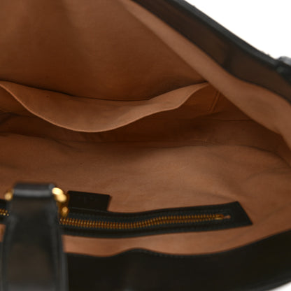 Gucci Boarded Dyana Lux Calfskin Medium Jackie 1961 Hobo Black 5 of 12