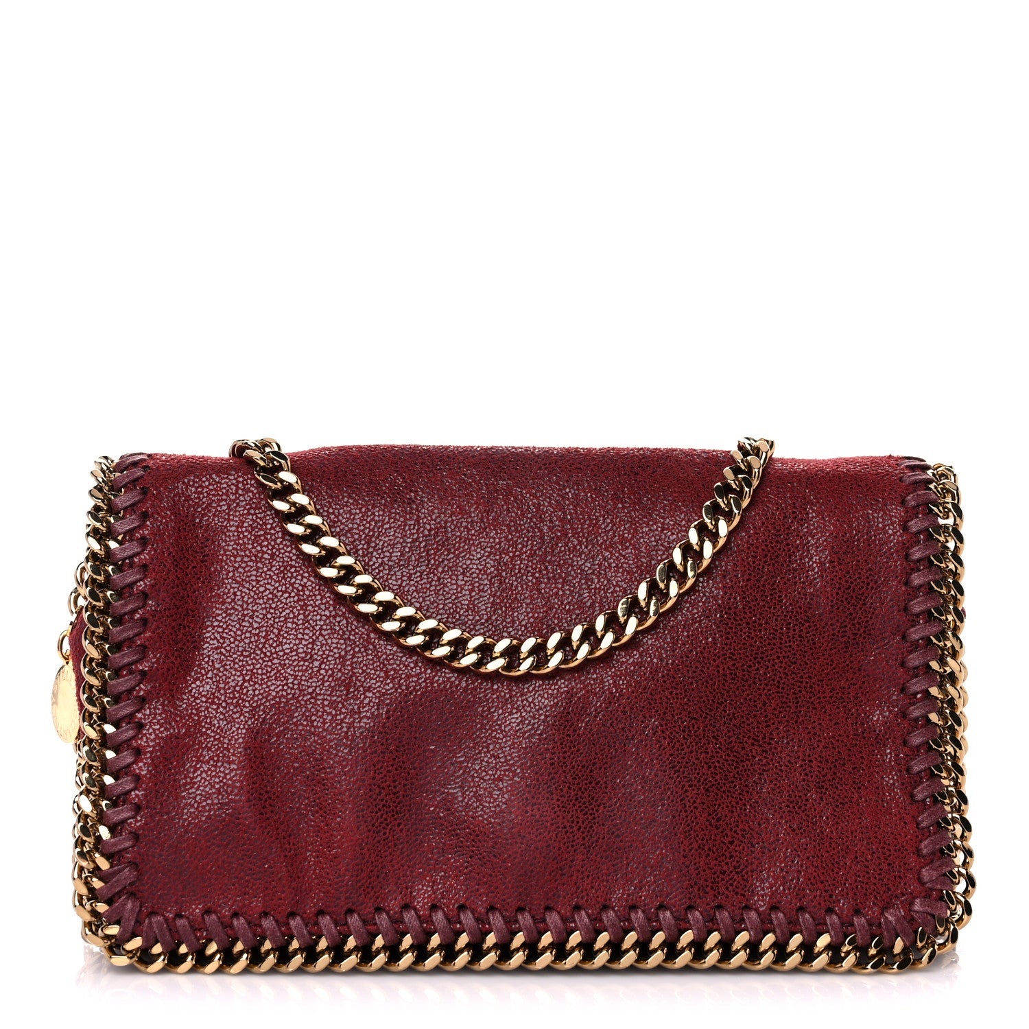 Stella McCartney Shaggy Deer Falabella Crossbody Bag Plum 1 of 7