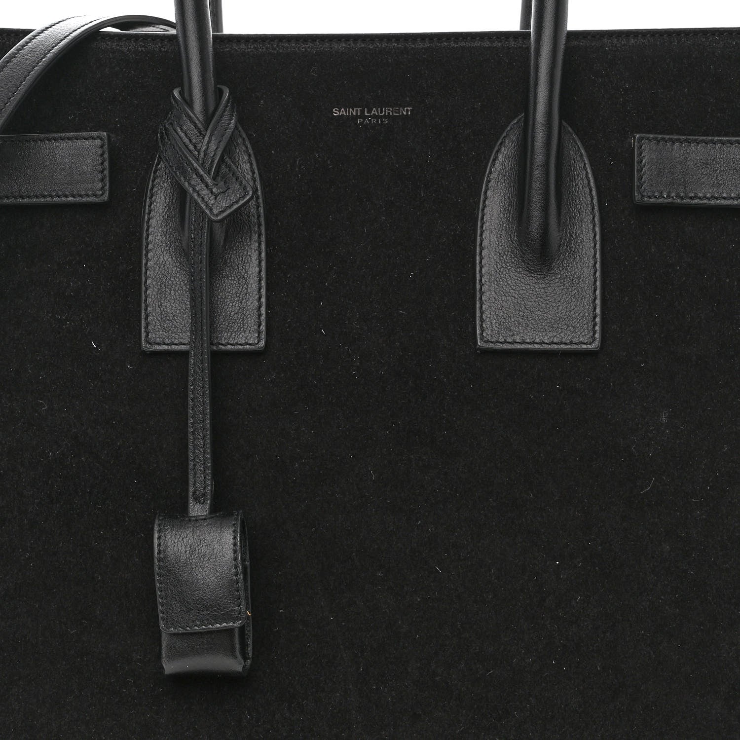 Saint Laurent Suede Calfskin Small Sac De Jour Black 8 of 10