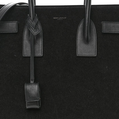 Saint Laurent Suede Calfskin Small Sac De Jour Black 8 of 10
