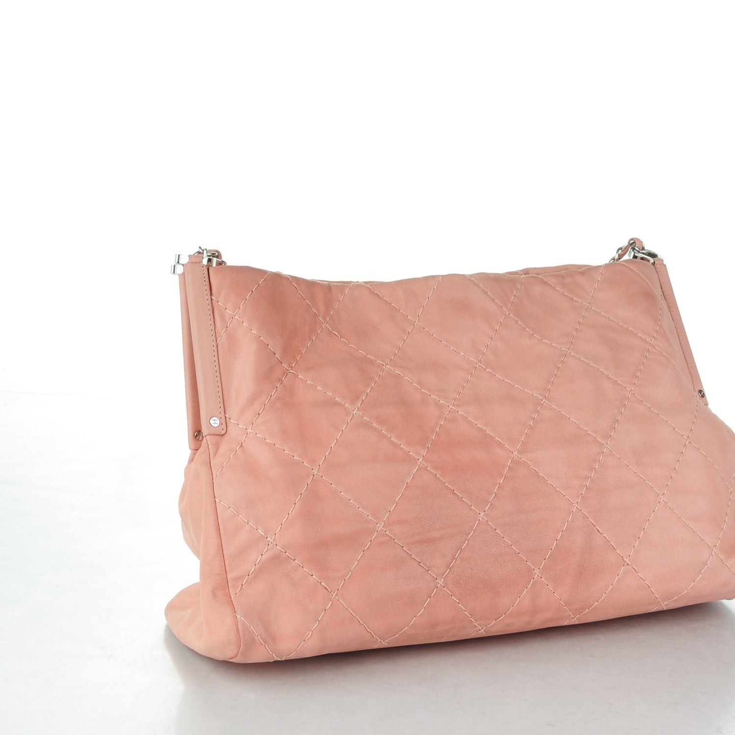 Chanel Iridescent Calfskin Small Sea Hit Tote Pink 8 of 11
