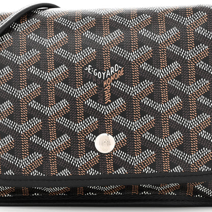 Goyard Goyardine Plumet Wallet Clutch Black 9 of 11