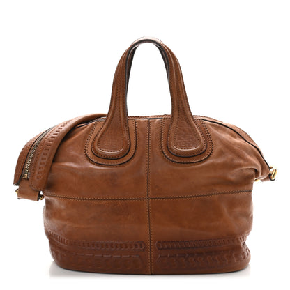 Givenchy Calfskin Cable Embossed Small Nightingale Brown 1 of 11