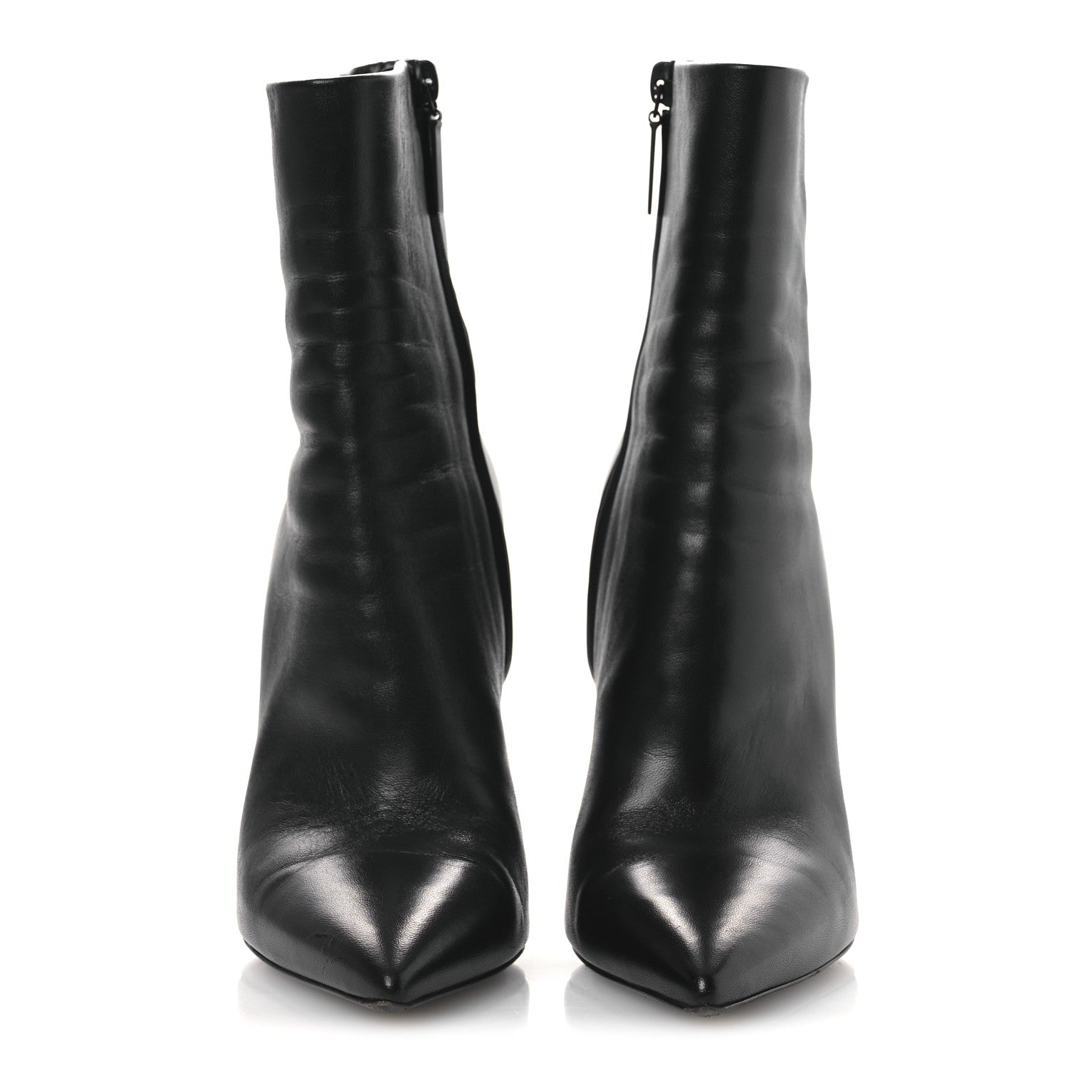 Saint Laurent Nappa Vendome Opyum 110 Ankle Boots 37 Black 3 of 13